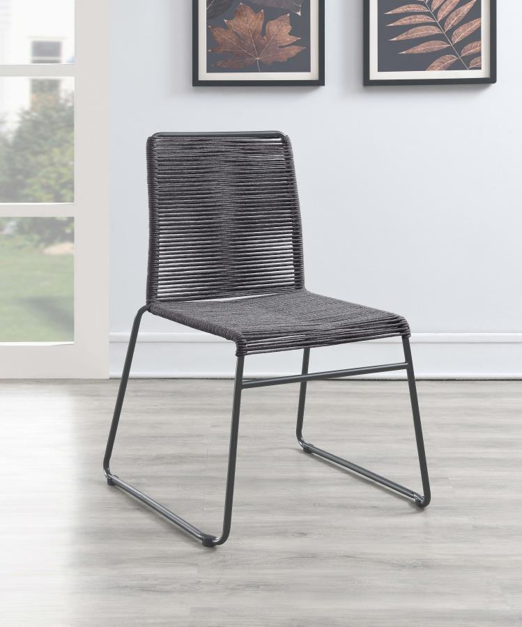 Jerome Grey Side Chair - furniture place usa