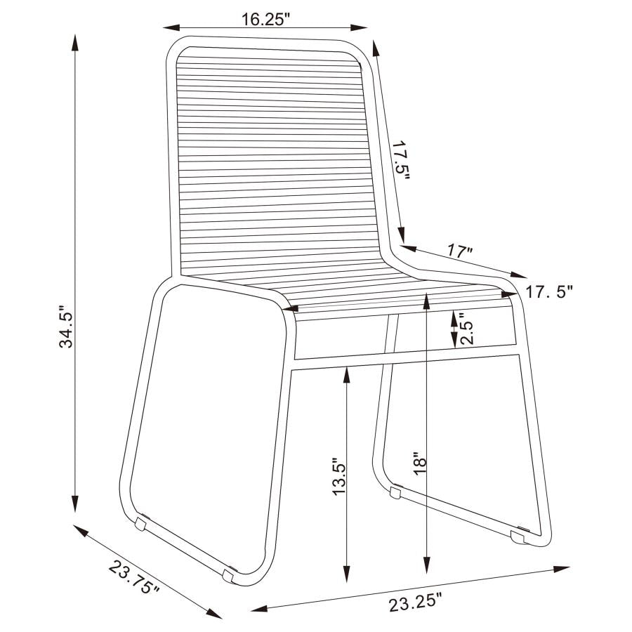 Jerome Grey Side Chair - furniture place usa