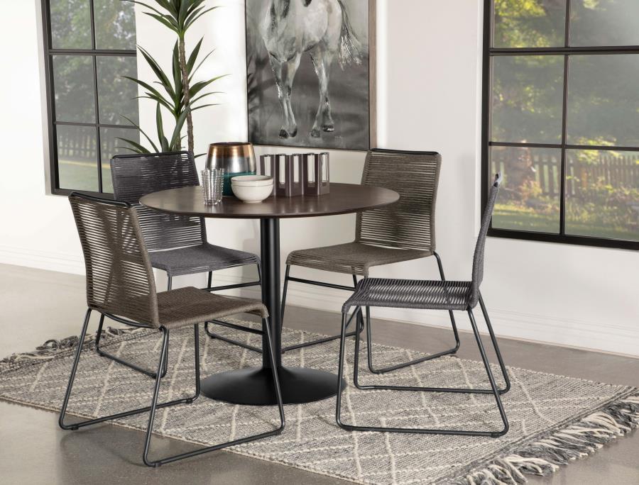 Jerome Grey Side Chair - furniture place usa