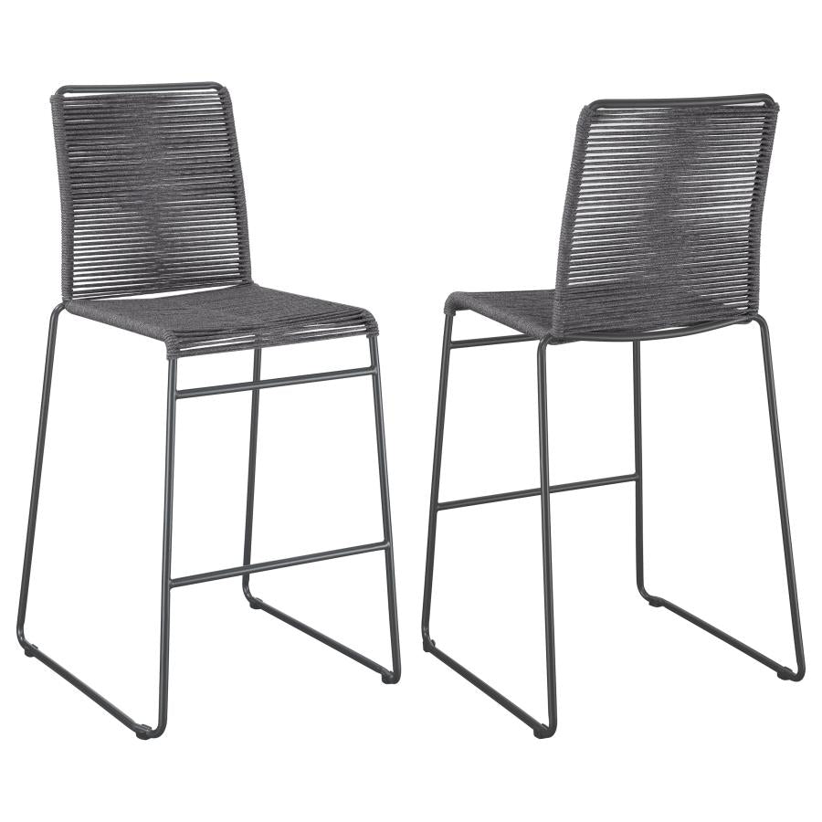 Jerome Grey Bar Stool - furniture place usa