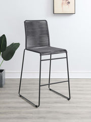 Jerome Grey Bar Stool - furniture place usa