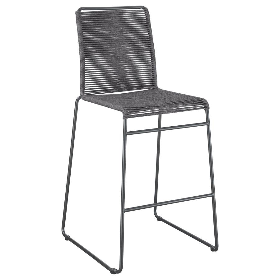 Jerome Grey Bar Stool - furniture place usa