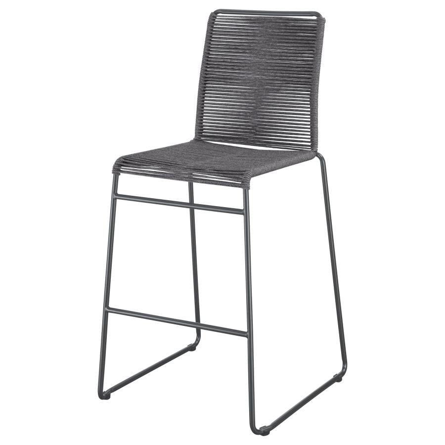 Jerome Grey Bar Stool - furniture place usa