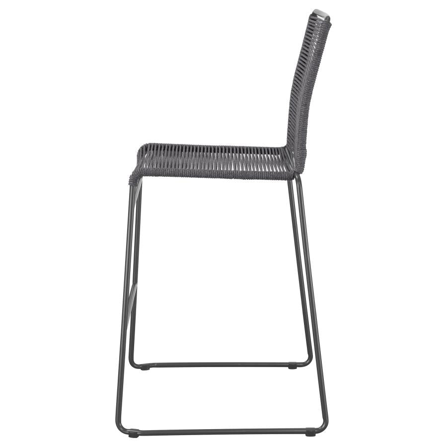 Jerome Grey Bar Stool - furniture place usa