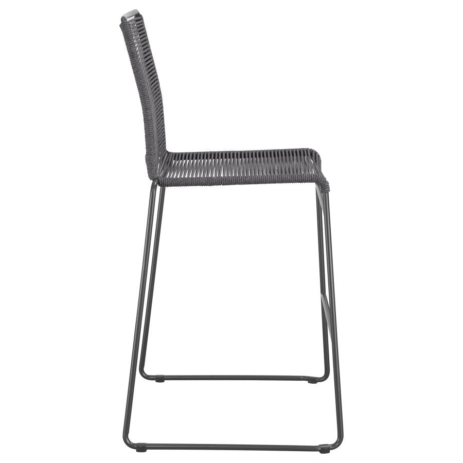 Jerome Grey Bar Stool - furniture place usa