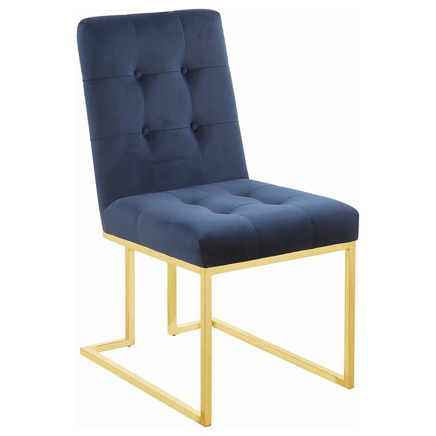 Cisco Blue Side Chair - furniture place usa