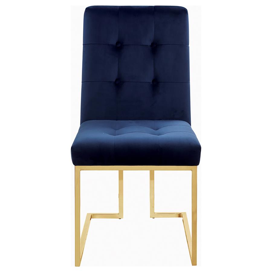 Cisco Blue Side Chair - furniture place usa