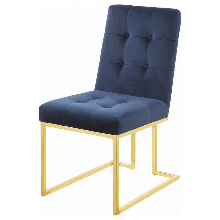 Cisco Blue Side Chair - furniture place usa