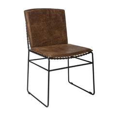 Abbott Brown Side Chair - furniture place usa