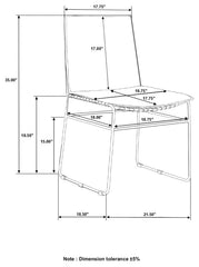 Abbott Brown Side Chair - furniture place usa