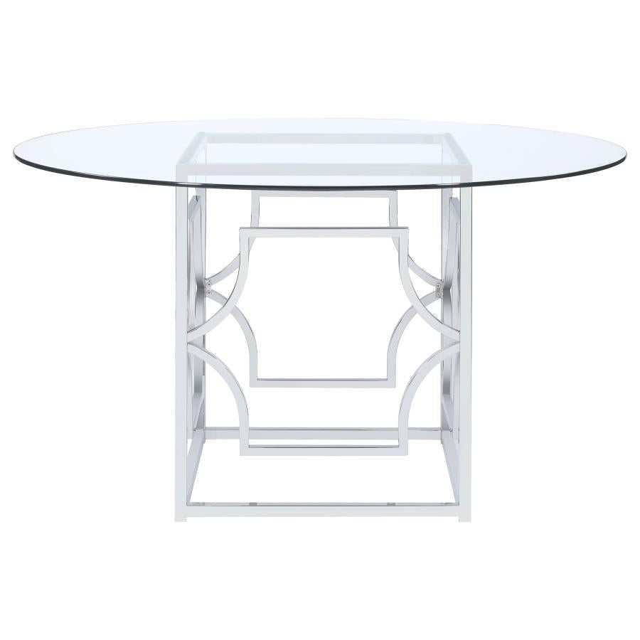 Starlight Silver Dining Table - furniture place usa