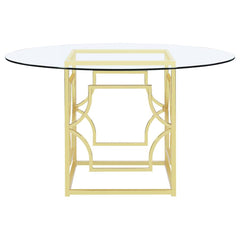 Starlight Gold Dining Table - furniture place usa