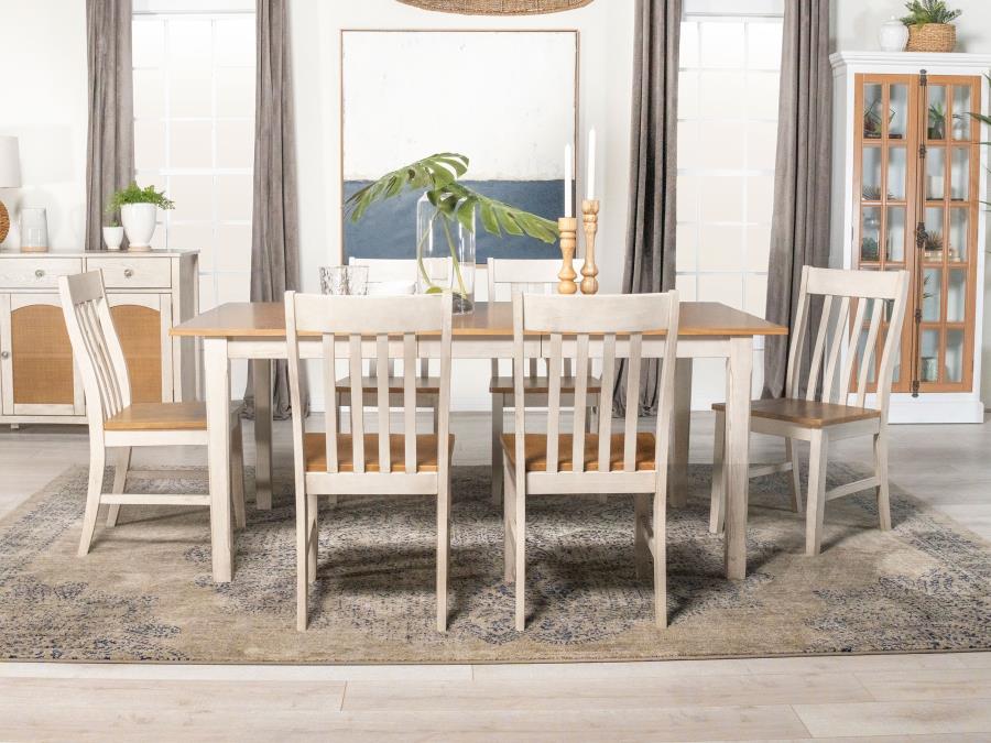 Kirby Ivory 5 Pc Dining Set - furniture place usa