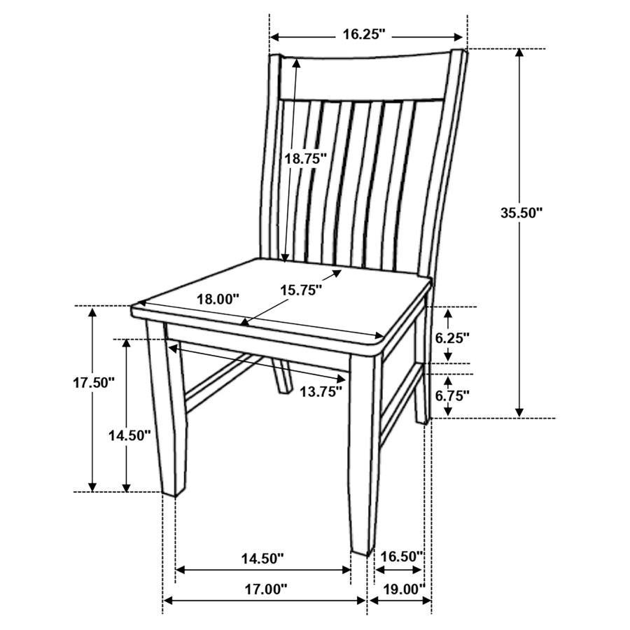 Kirby Ivory 5 Pc Dining Set - furniture place usa