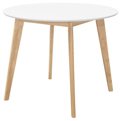 Breckenridge White Round Dining Table - furniture place usa