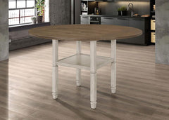 Sarasota Brown Counter Height Dining Table - furniture place usa