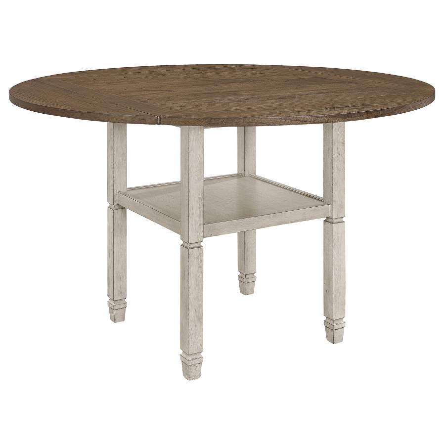 Sarasota Brown Counter Height Dining Table - furniture place usa