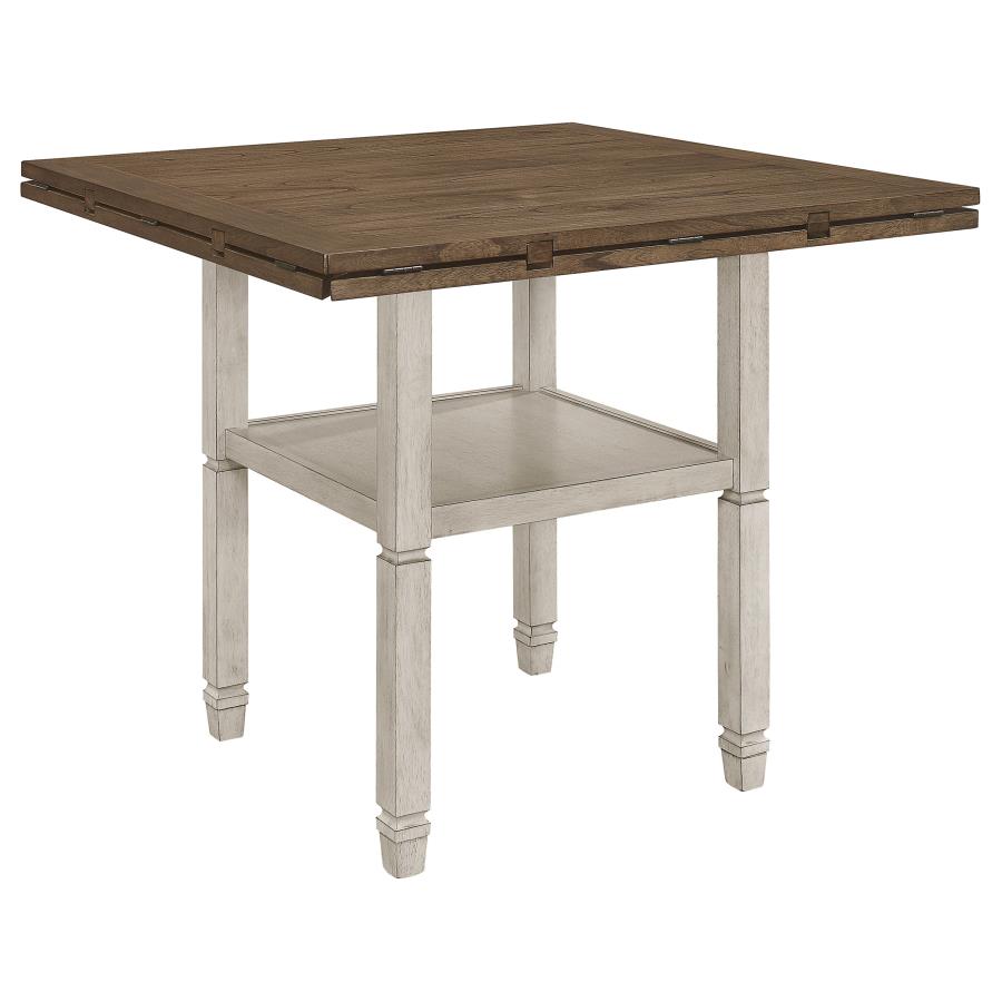 Sarasota Brown Counter Height Dining Table - furniture place usa