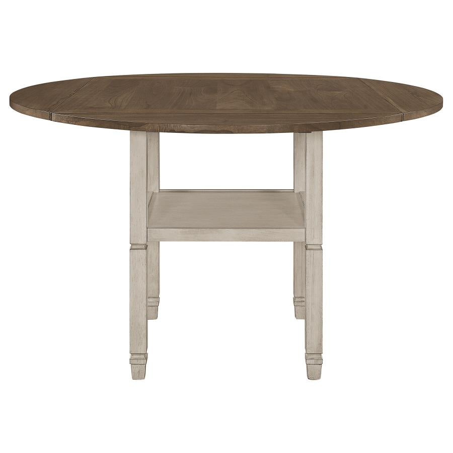 Sarasota Brown Counter Height Dining Table - furniture place usa