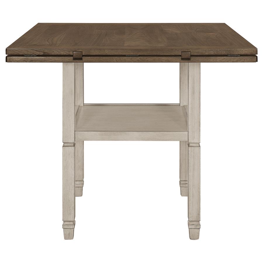 Sarasota Brown Counter Height Dining Table - furniture place usa