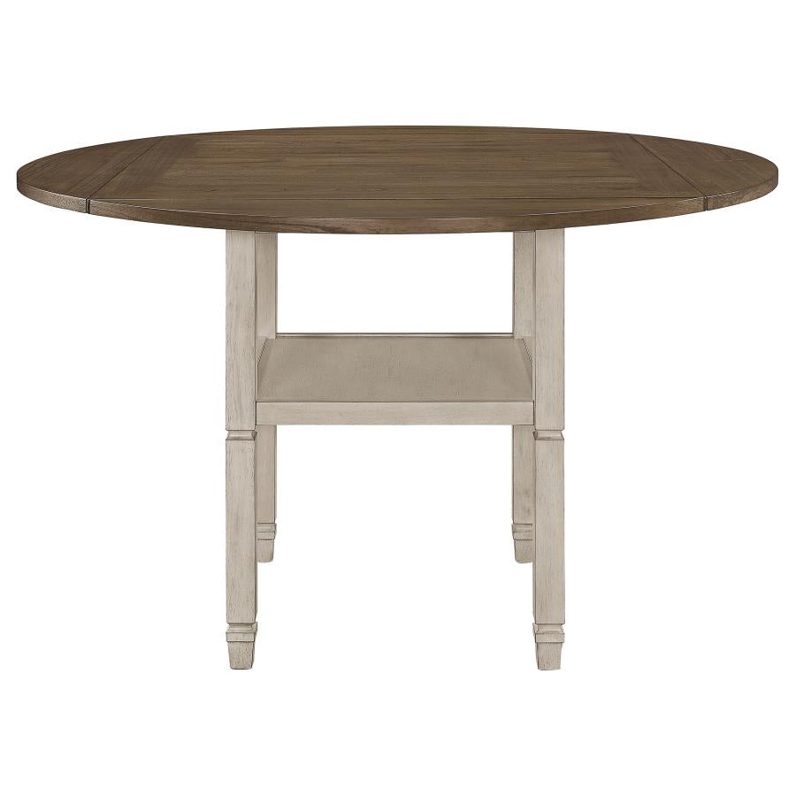 Sarasota Brown Counter Height Dining Table - furniture place usa