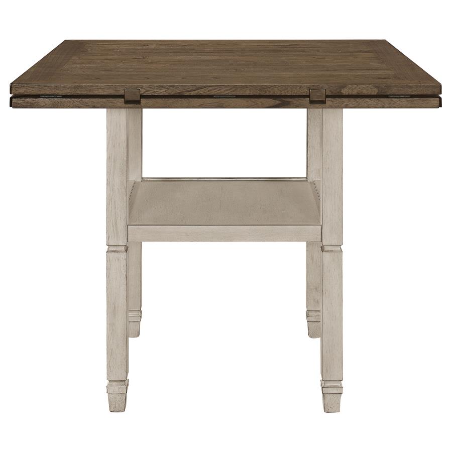 Sarasota Brown Counter Height Dining Table - furniture place usa