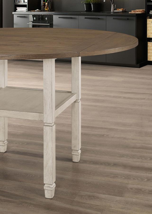 Sarasota Brown Counter Height Dining Table - furniture place usa