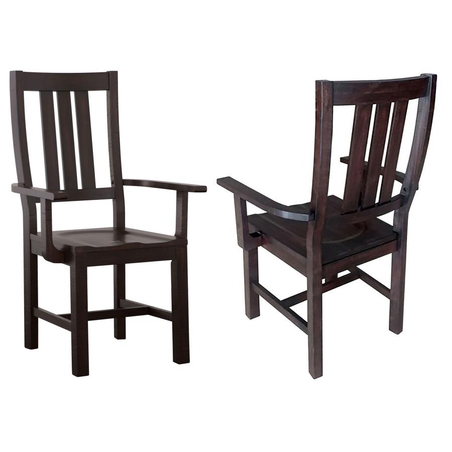 Calandra Brown Arm Chair - furniture place usa