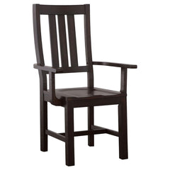 Calandra Brown Arm Chair - furniture place usa