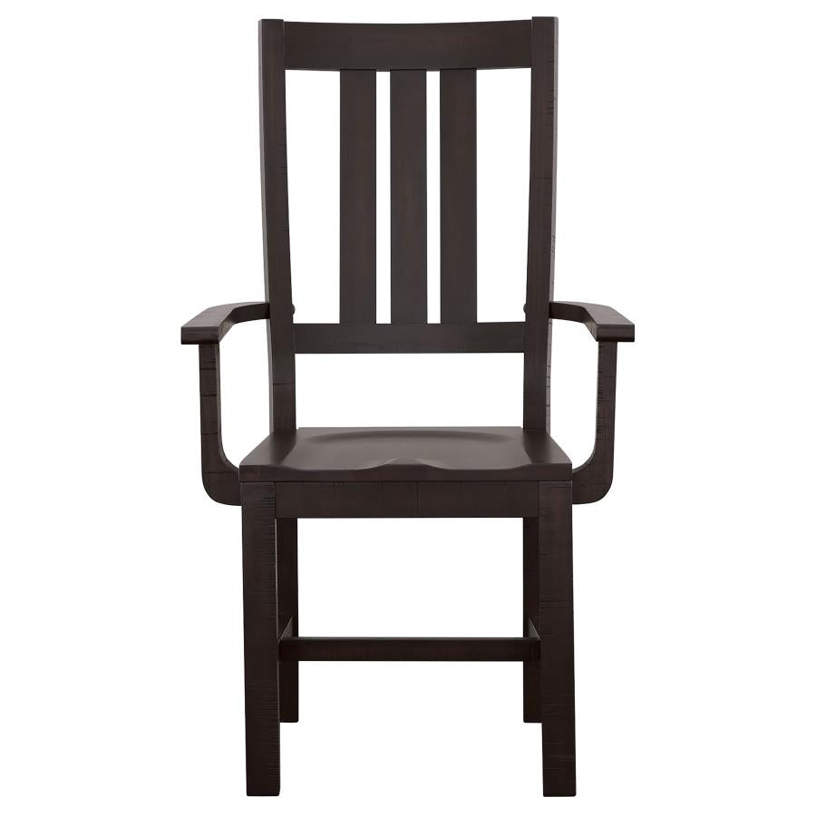 Calandra Brown Arm Chair - furniture place usa