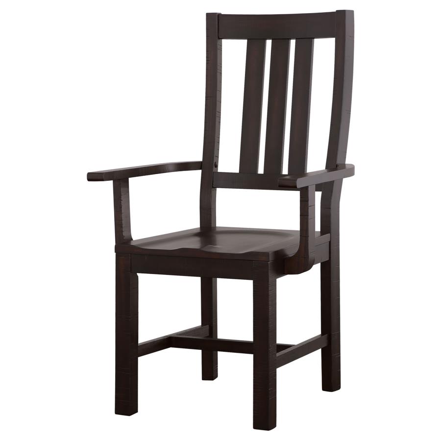 Calandra Brown Arm Chair - furniture place usa