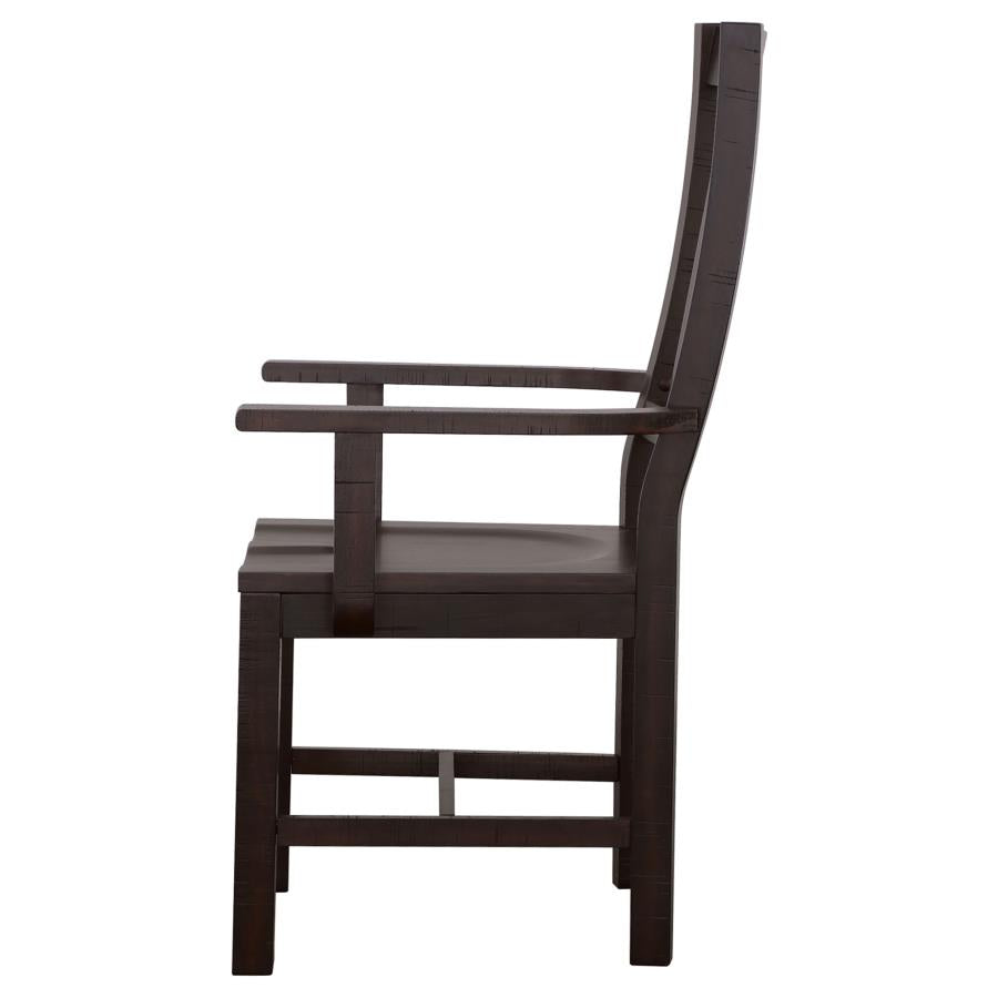 Calandra Brown Arm Chair - furniture place usa