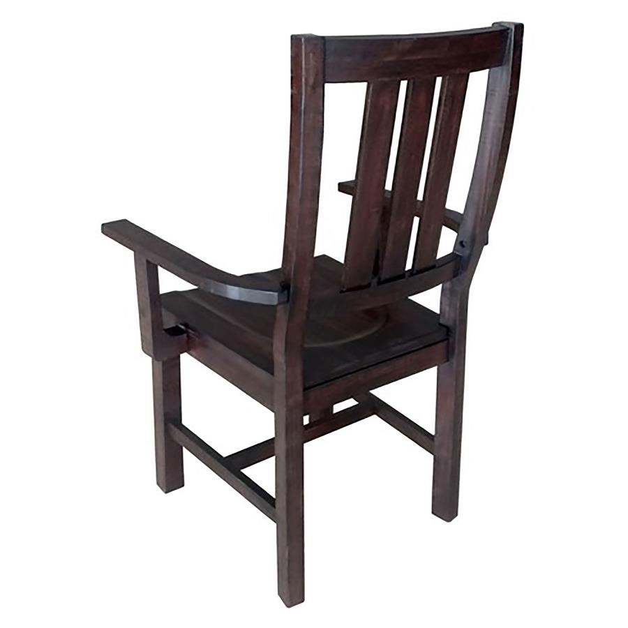 Calandra Brown Arm Chair - furniture place usa