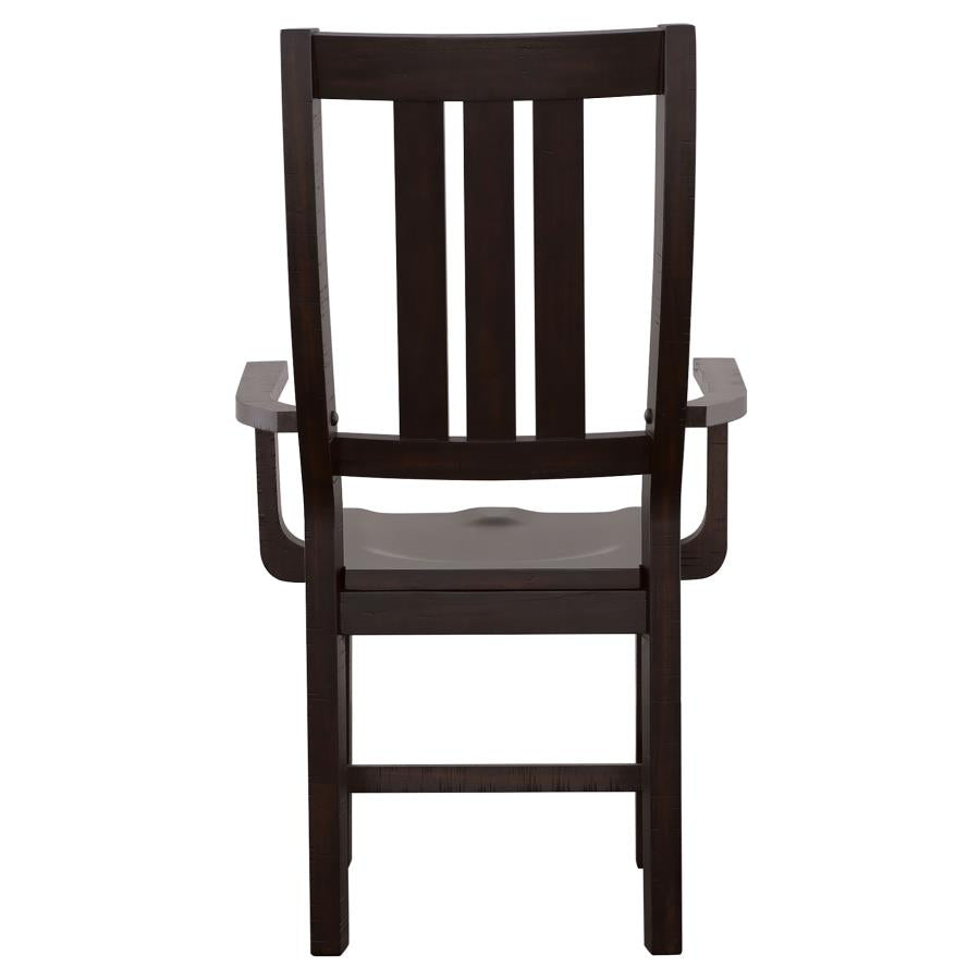 Calandra Brown Arm Chair - furniture place usa