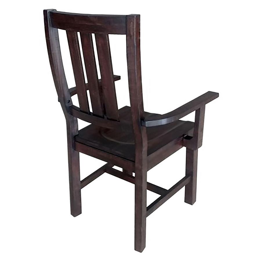 Calandra Brown Arm Chair - furniture place usa