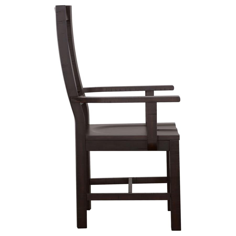 Calandra Brown Arm Chair - furniture place usa