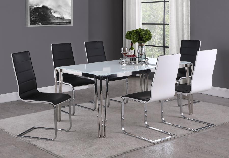 Pauline White Dining Table - furniture place usa