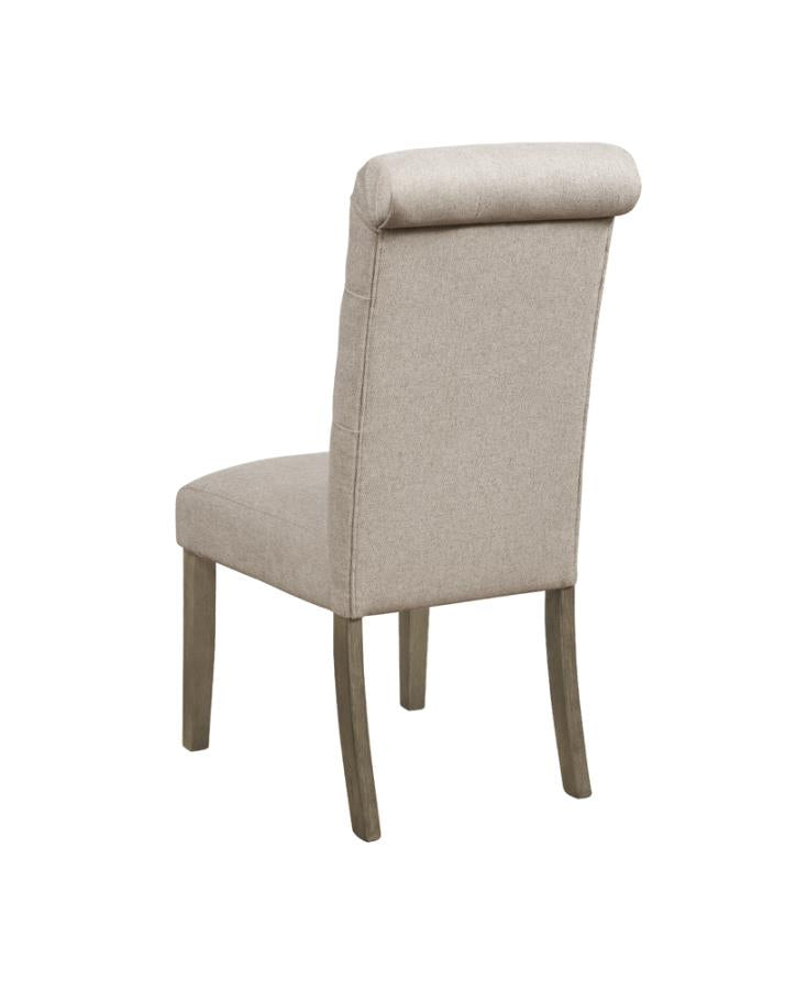 Balboa Beige Side Chair - furniture place usa