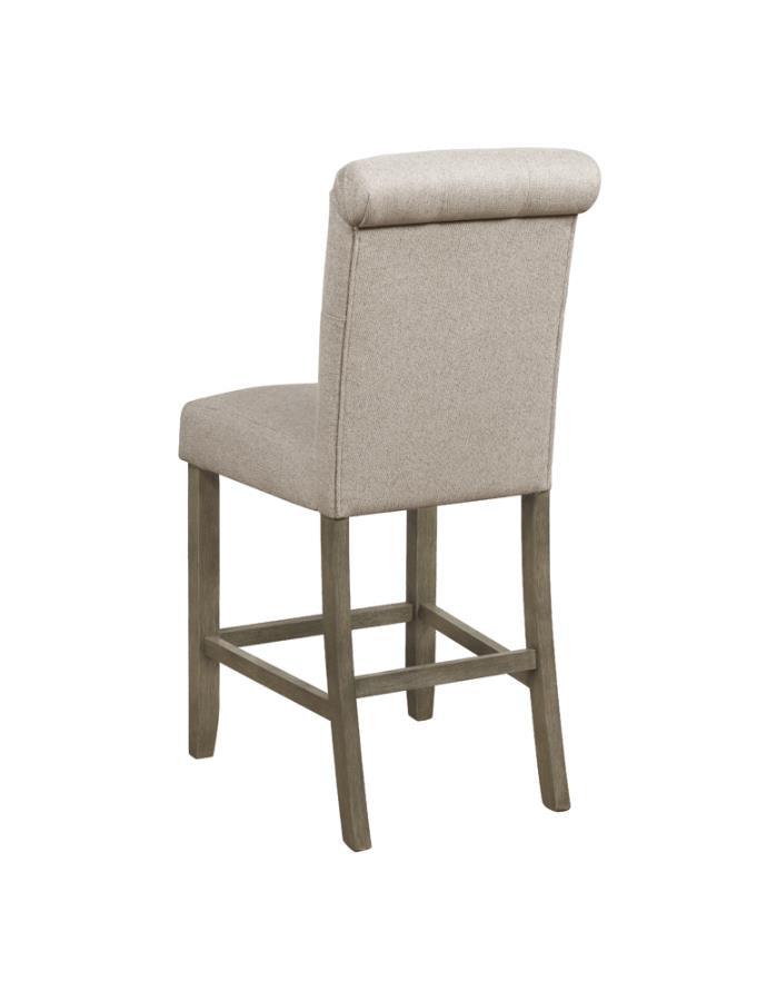 Balboa Beige Counter Stool - furniture place usa