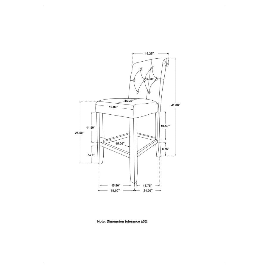 Balboa Beige Counter Stool - furniture place usa