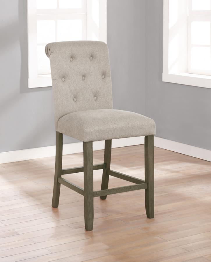 Balboa Beige Counter Stool - furniture place usa