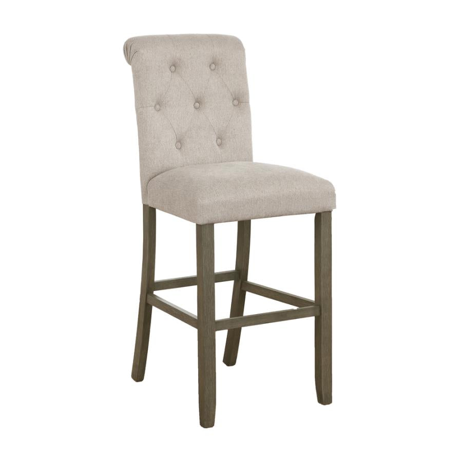 Balboa Beige Bar Stool - furniture place usa