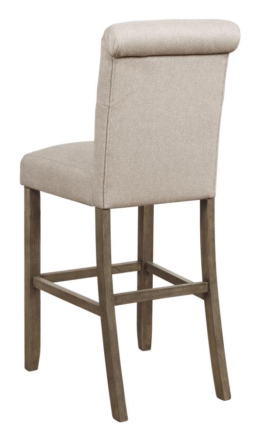 Balboa Beige Bar Stool - furniture place usa