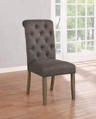 Balboa Grey Side Chair - furniture place usa