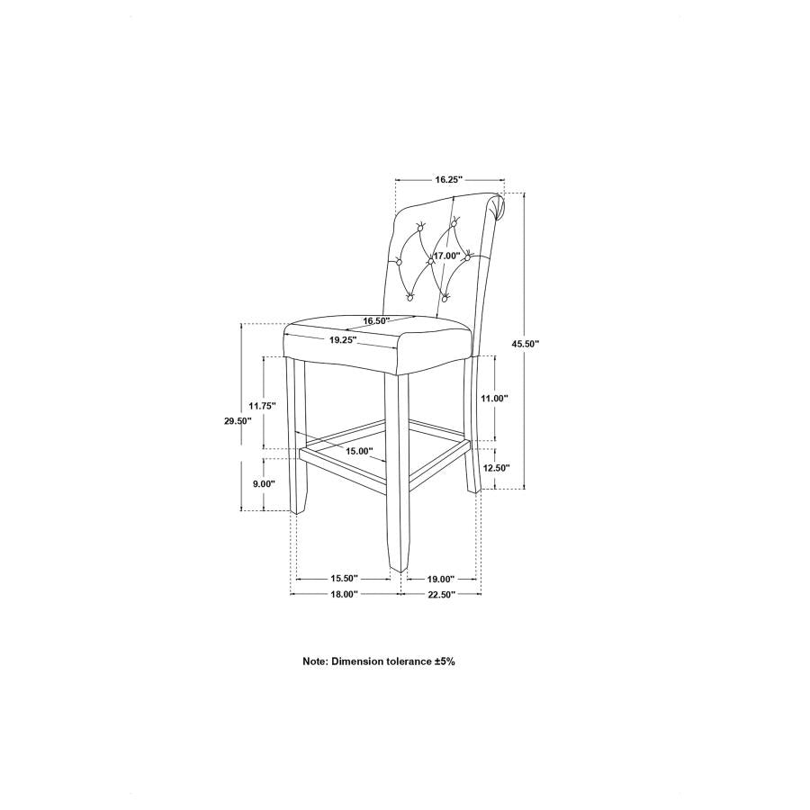 Balboa Grey Bar Stool - furniture place usa