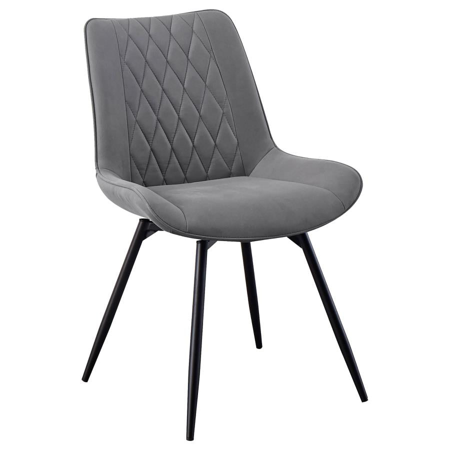 Diggs Grey Swivel Side Chair