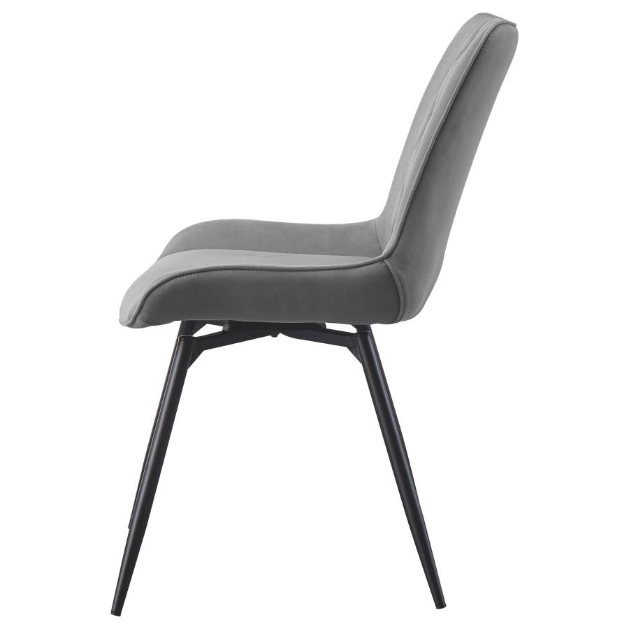 Diggs Grey Swivel Side Chair