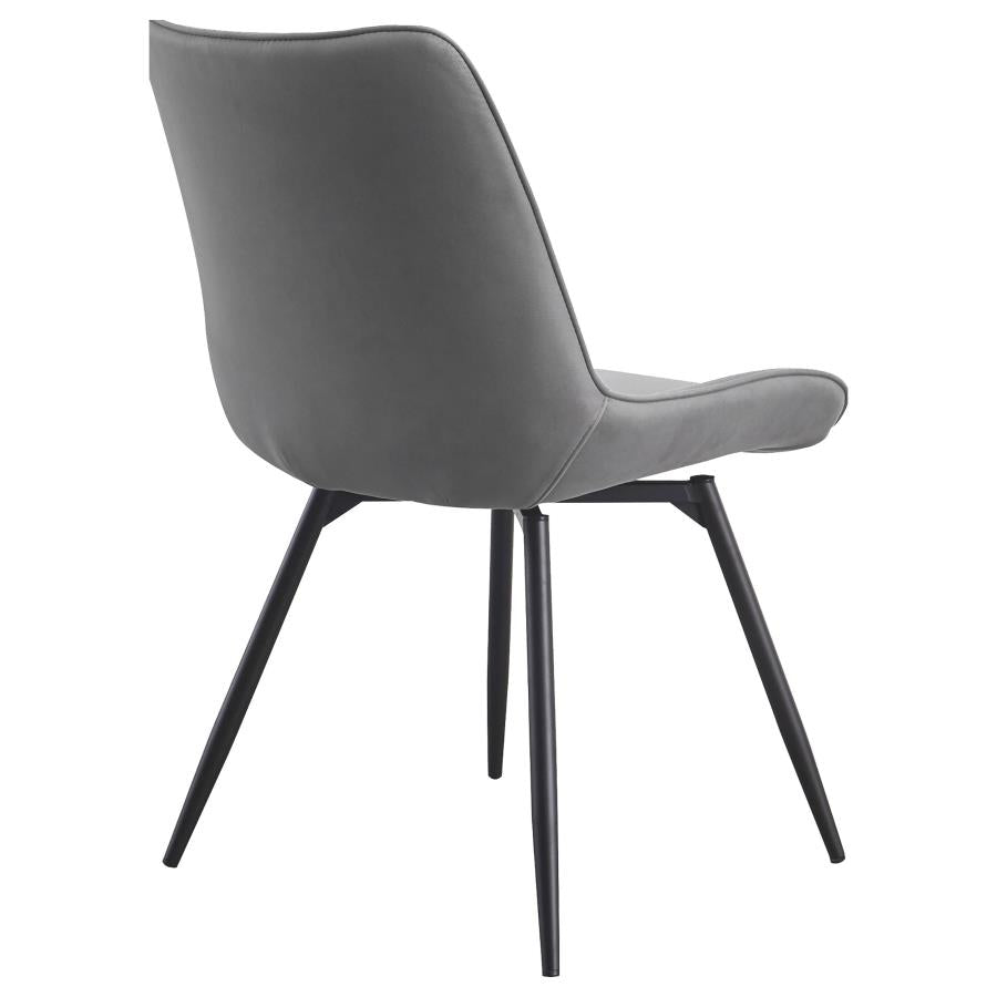 Diggs Grey Swivel Side Chair