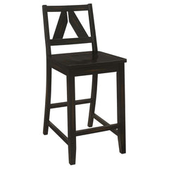 Bairn Black Counter Stool - furniture place usa