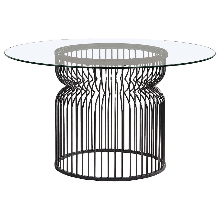 Granvia Black Dining Table - furniture place usa